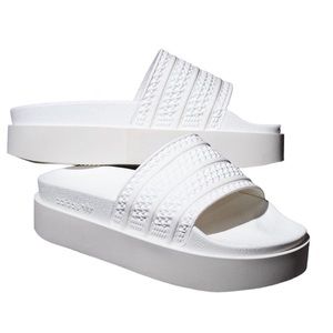 SOLD — Adidas Adilette Bonega Platform Slides
